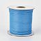 Eco-Friendly Korean Waxed Polyester Cord, Deep Sky Blue, 0.5mm, about 169.51~174.98 Yards(155~160m)/Roll