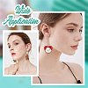 100Pcs Iron Ball Stud Earring Post STAS-BBC0001-79-6