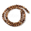 Natural Tibetan Style dZi Beads Strands G-P229-A-07J-6mm-6