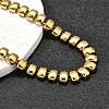 304 Stainless Steel Rectangle Link Chain Neklaces for Women NJEW-R024-01G-3