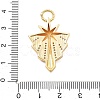 Brass Micro Pave Cubic Zirconia Pendants KK-L209-095G-3
