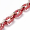Handmade Opaque Acrylic Cable Chains AJEW-JB00890-02-2