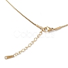 Clear Cubic Zirconia Religion Pendant Necklace NJEW-F307-01D-4