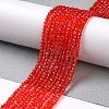 Transparent Glass Beads Strands GLAA-H021-04-25-3