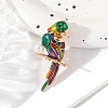 Parrot Alloy Enamel Brooches PW-WGB7706-01-1