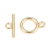 Brass Toggle Clasps KK-Q765-01G-1