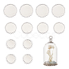 12Pcs 3 Styles Iron Slide Charms Cabochon Settings FIND-PH0008-77S-1