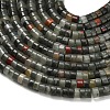 Natural African Bloodstone Beads Strands G-Z110-A31-2x4mm-4