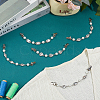 8Pcs 4 Styles Alloy Cardigan Clips HJEW-PH02390-4
