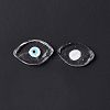 Handmade Evil Eye Lampwork Cabochons LAMP-F025-06A-1