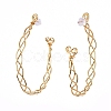 Stud Earrings EJEW-JE03882-2