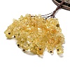 Natural Yellow Quartz Chip Tree of Life Pendants Decoration G-F733-06D-3