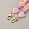 Resin Imitation Gemstone Beaded Bag Handles FIND-WH0033-63LG-08-2