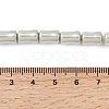 Electroplate Opaque Glass Imitation Pearl Beads Strands EGLA-H113-07D-4