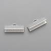 Iron Ribbon Crimp Ends IFIN-S008-S-2