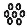 Opaque Spray Painted Acrylic Linking Rings OACR-T024-01-I10-1