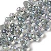 Electroplate Glass Beads Strands EGLA-D030-17U-1