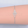 Tarnish Resistant 201 Stainless Steel Link Bracelets BJEW-T011-JN495-1-2