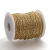 Brass Cable Chains KK-S332-22G-3