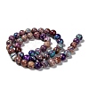 Natural Imperial Jasper Beads Strands X-G-I122-8mm-15-2
