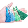 Polyester Tassel Big Pendants Decoration AJEW-S059-M-4