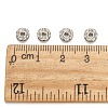 Iron Crystal Rhinestone Spacer Beads RB-A007-6MM-N-3