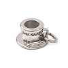 304 Stainless Steel Rhinestone Pendants RB-CBA1537-02P-1
