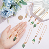 10Pcs 5 Style Alloy Enamel Wine Glass Charms HJEW-AB00063-3