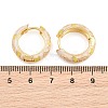 Brass Enamel Hoop Earrings KK-CBA8324-13G-04-5