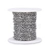 Tarnish Resistant 304 Stainless Steel Cable Chains CHS-H022-01P-20M-2