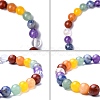 Mixed Gemstone Stretch Bracelets BJEW-Q667-04-3