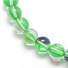 Synthetic Moonstone Beads Strands G-F143-8mm-04-3