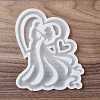 Lovers Shape Food Grade Silhouette Silicone Lollipop Molds DIY-D069-06-2