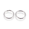 Tarnish Resistant 304 Stainless Steel Saw Cut Open Jump Rings STAS-P212-25P-07-3