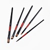 Wooden Paint Brushes Pens Sets AJEW-L074-04-2
