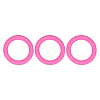 3Pcs Ring Silicone Focal Beads JX895J-01-1