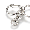 Alloy Key Clasps X-PALLOY-T010-07P-2
