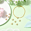 14Pcs Rack Plating Brass Beads KK-BBC0022-48-4