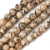 Natural Feldspar Beads Strands G-S259-26-6mm-5