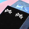 304 Stainless Steel Stud Earrings for Women EJEW-K306-04P-1