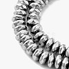 Electroplate Non-magnetic Synthetic Hematite Beads Strands X-G-J160-D-01-3
