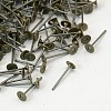 Stud Earring Settings KK-C2903-NFAB-2