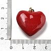 Brass Enamel Pendants KK-U060-26G-3