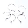 Tarnish Resistant 304 Stainless Steel Earring Hooks STAS-O119-10P-A-1