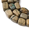 Natural Green Dragon Veins Beads Strands G-D098-D01-4