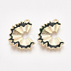 Alloy Pendants for Teachers' Day X-ENAM-S115-122-1