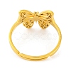 Animal 201 Stainless Steel Adjustable Rings for Women RJEW-D082-05B-3