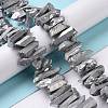 Natural Quartz Crystal Points Beads Strands G-K181-B13-4
