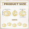 10Pcs Alloy Pendants FIND-LP0005-08-2