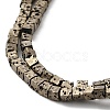 Electroplated Natural Lava Rock Beads Strands G-Q1009-B01-02G-3